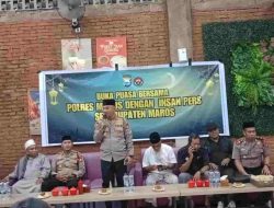 Buka Puasa Bareng Wartawan, Polres Maros Tegaskan Media Mitra Strategis Jaga Stabilitas Informasi