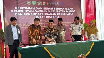 BRI Maros Dukung Pemda Maros lewat Serah Terima Hibah dan Kerja Sama