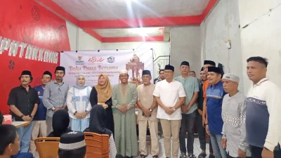 Insan Pers dan BAZNAS Maros Santuni 66 Anak Yatim dalam Buka Puasa Bersama