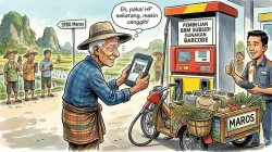 Petani Maros Beralih ke Sistem Digital, Pembelian BBM Subsidi Kini Gunakan Barcode