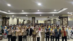 Wakil Ketua PPIH Embarkasi Makassar Lepas Jemaah Haji Kloter 3 Upg asal Kabupaten Bone