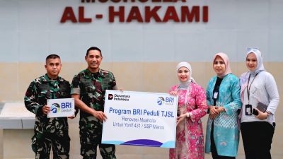 BRI Peduli Renovasi Musholla Yonif 431 Kostrad Kariango