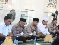Di Penghujung Masa Jabatan, Kapolres Maros Gelar Doa dan Zikir Bersama Personel