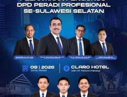 Muh. Yunus Resmi Pimpin DPD PERADI Profesional Maros, Fokus Tingkatkan Pelayanan Hukum